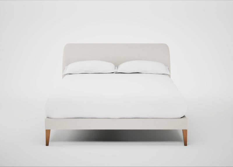 Wallis Bed Double / Capelo Linen-Cotton Sea Salt / Natural