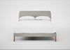 Wallis Bed Double / Melton Wool Limestone / Natural