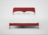 Wallis Bed Double / Melton Wool Red Oxide / Natural"