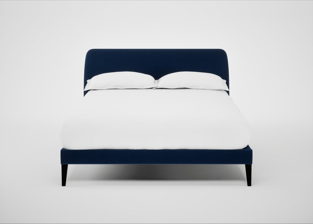 Wallis Bed Double / Smart Luxe Velvet Midnight / Black