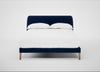 Wallis Bed Double / Smart Velvet Dusk / Natural"