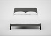 Wallis Bed Double / Smart Velvet Mercury / Black"
