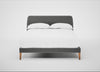 Wallis Bed Double / Smart Velvet Mercury / Natural"