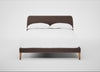 Wallis Bed Double / Smart Velvet Mouse / Natural"