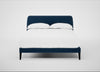 Wallis Bed Double / Smart Velvet Petrol / Black"