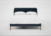 Wallis Bed Double / Boucle Velvet Space / Natural"