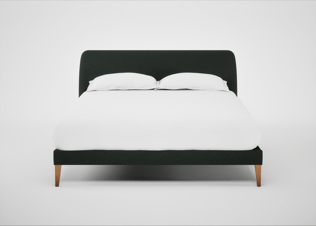 Wallis Bed King / Boucle Fern / Natural"