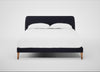 Wallis Bed King / Boucle Indigo / Natural"