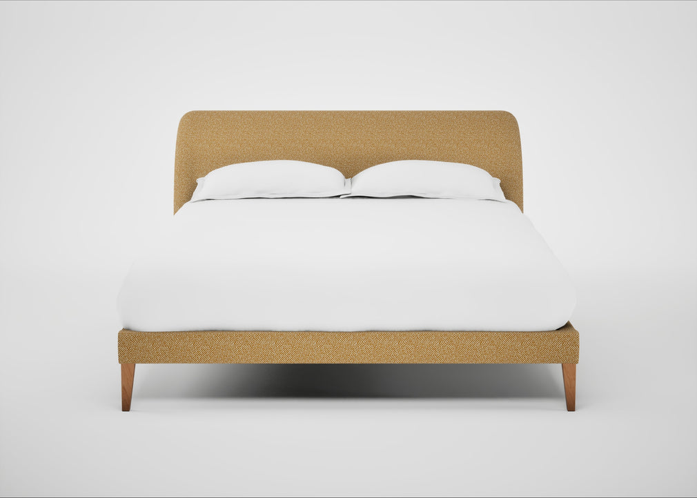 Wallis Bed King / Boucle Tweed Citrine / Natural"