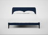 Wallis Bed King / Broad Weave Lagoon / Black"