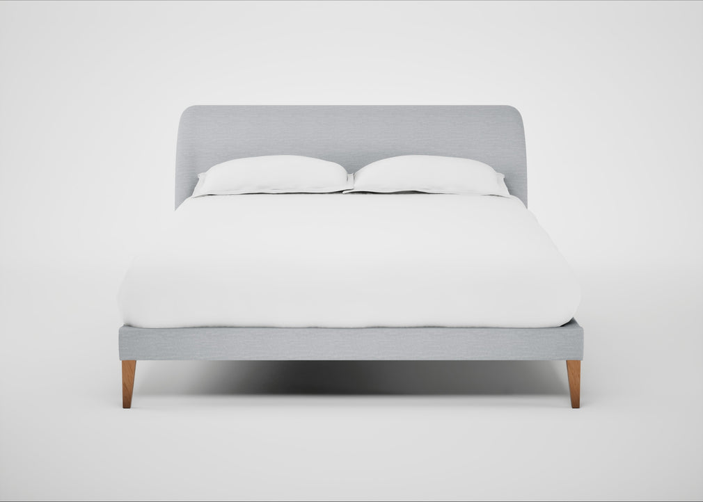 Wallis Bed King / Broad Weave Tin / Natural"