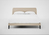 Wallis Bed King / Brushed Cotton Oat / Black
