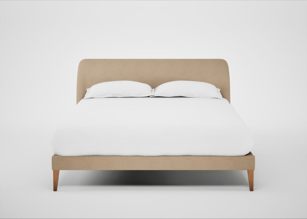 Wallis Bed King / Capelo Linen-Cotton Bamboo / Natural"