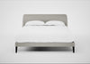 Wallis Bed King / Melton Wool Limestone / Black