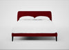 Wallis Bed King / Smart Luxe Velvet Mulberry / Black