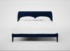 Wallis Bed King / Smart Velvet Dusk / Black"