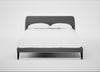 Wallis Bed King / Smart Velvet Mercury / Black"