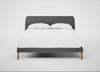 Wallis Bed King / Smart Velvet Mercury / Natural"