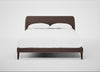 Wallis Bed King / Smart Velvet Mouse / Walnut Stained"