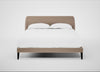 Wallis Bed King / Smart Velvet Pebble / Black"