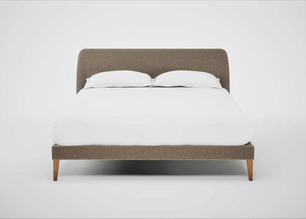 Wallis Bed King / Boucle Velvet Rocky / Natural"