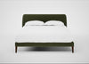 Wallis Bed King / Boucle Velvet Wilder / Walnut Stained"