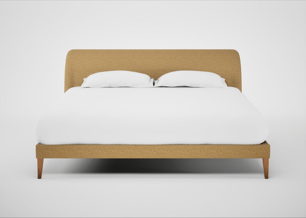 Wallis Bed Super King / Boucle Tweed Citrine / Natural"