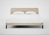 Wallis Bed Super King / Brushed Cotton Oat / Black