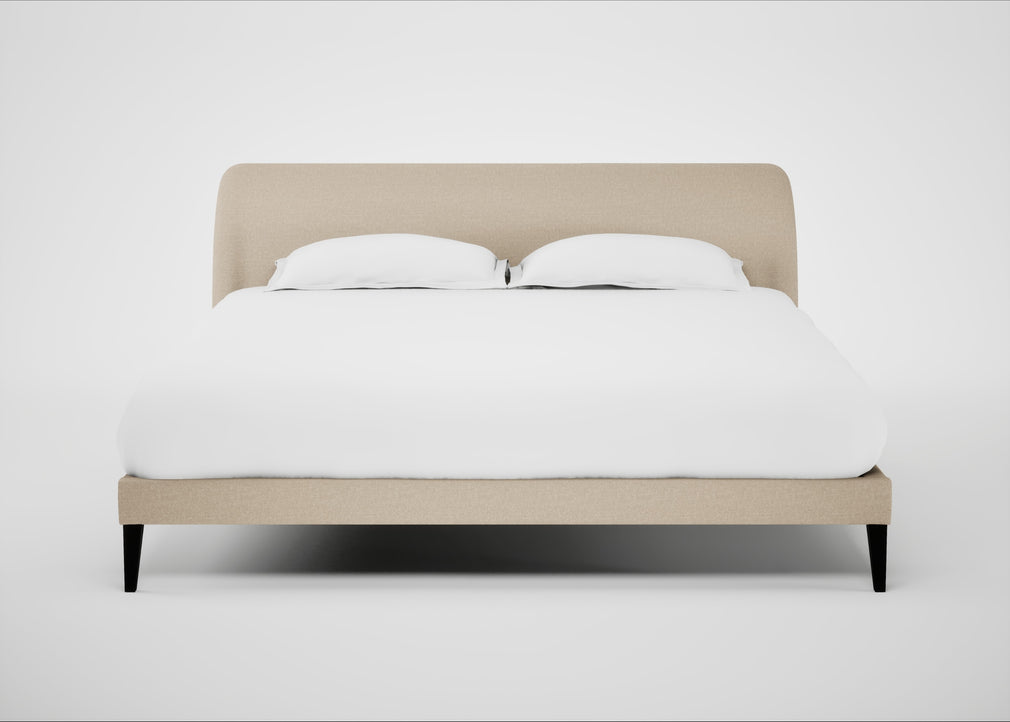 Wallis Bed Super King / Brushed Cotton Oat / Natural