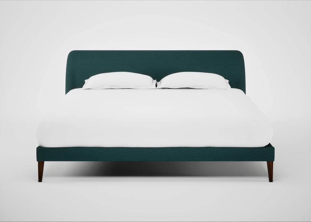 Wallis Bed Super King / Brushed Cotton Pine / Walnut Stained