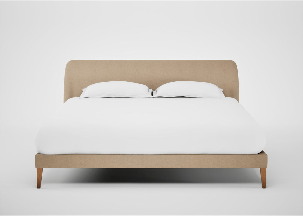 Wallis Bed Super King / Capelo Linen-Cotton Bamboo / Natural"