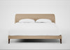Wallis Bed Super King / Capelo Linen-Cotton Bamboo / Walnut Stained"