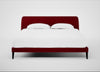 Wallis Bed Super King / Smart Luxe Velvet Mulberry / Black