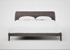 Wallis Bed Super King / Smart Luxe Velvet Mushroom / Walnut Stained
