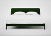 Wallis Bed Super King / Smart Velvet Forest / Black"