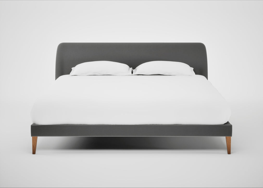 Wallis Bed Super King / Smart Velvet Mercury / Natural"