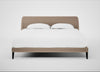 Wallis Bed Super King / Smart Velvet Pebble / Black"