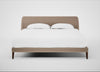 Wallis Bed Super King / Smart Velvet Pebble / Walnut Stained"