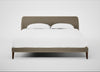 Wallis Bed Super King / Boucle Velvet Rocky / Walnut Stained"