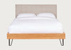 Brunel Bed Fabric Headboard Tessuta Oatmeal
