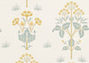 Meadow Sweet Gold/Slate Wallpaper