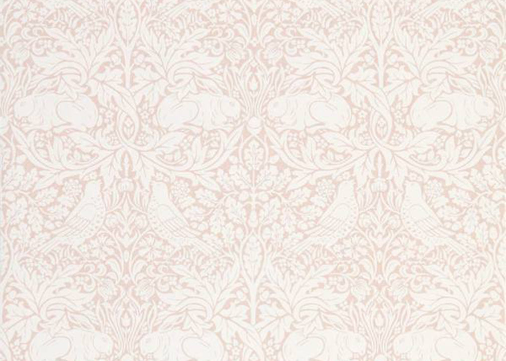 Pure Brer Rabbit Faded Sea Pink Wallpaper