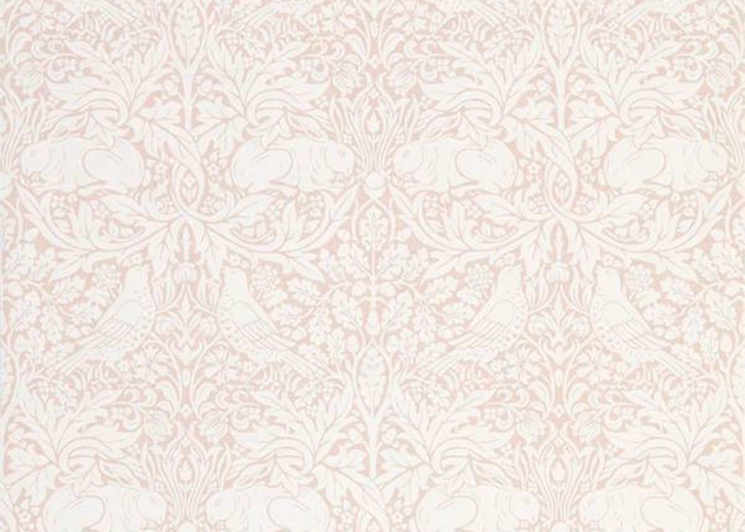 Pure Brer Rabbit Faded Sea Pink Wallpaper