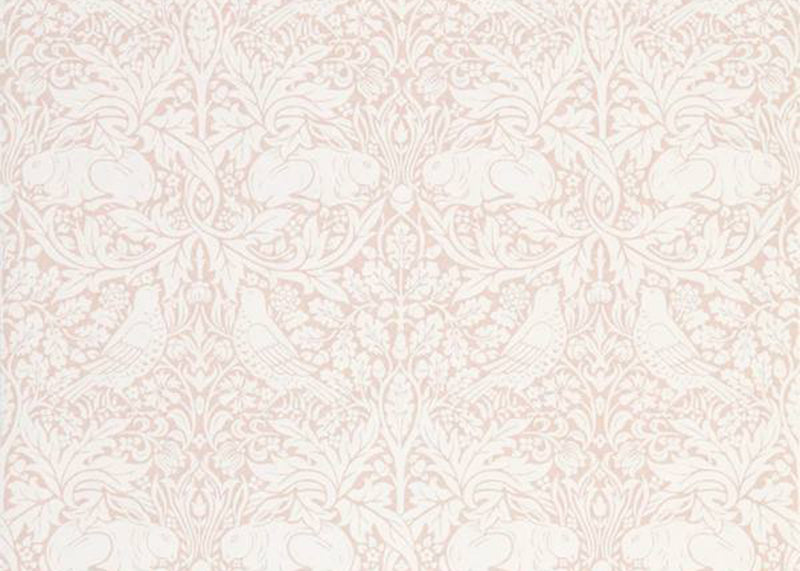 Pure Brer Rabbit Faded Sea Pink Wallpaper