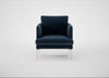 Matera Armchair Nobilis Velvet Night / Stainless Steel