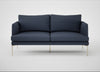 Matera 2 Seater Sofa Loop Boucle Navy / Stainless Steel