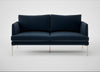 Matera 2 Seater Sofa Nobilis Velvet Night / Stainless Steel