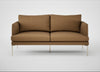 Matera 2 Seater Sofa Siena Cotton Clay / Stainless Steel