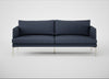 Matera 3 Seater Sofa Loop Boucle Navy / Stainless Steel