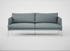 Matera 3 Seater Sofa Loop Boucle Sky / Stainless Steel